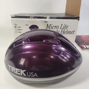 Vintage TREK USA Micro Purple Size Small New In Box‎
